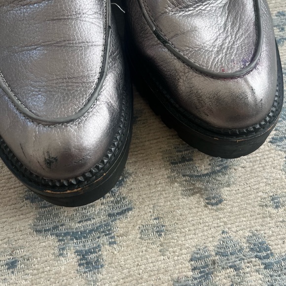 Caslon Silver Platform Loafers - Picture 4 of 5